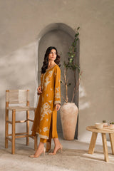 MUSTARD EMBROIDERY 3PC