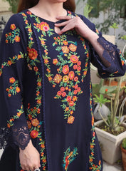 ALEENA EMBROIDERY 3PC