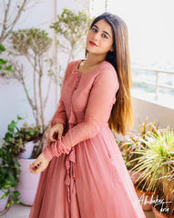 Maxi Frock (Stitched 3 Pcs)