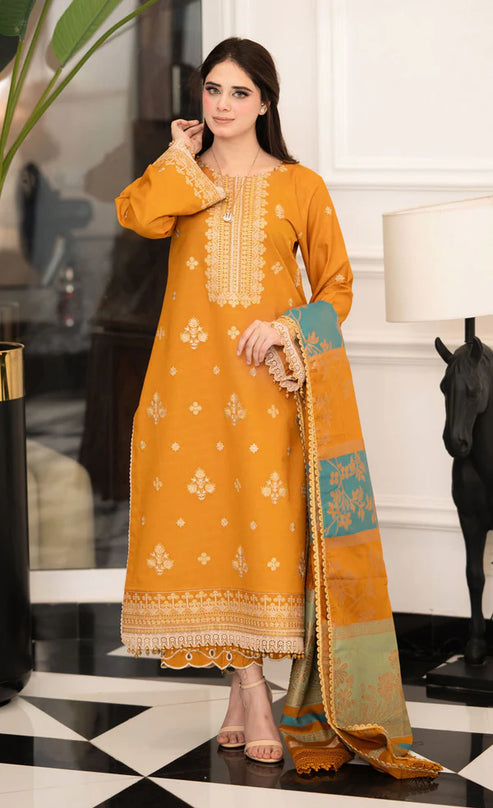 GOLDEN EMBROIDERY 3PC