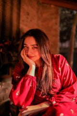 FLOWER EMBROIDERED 2PCS